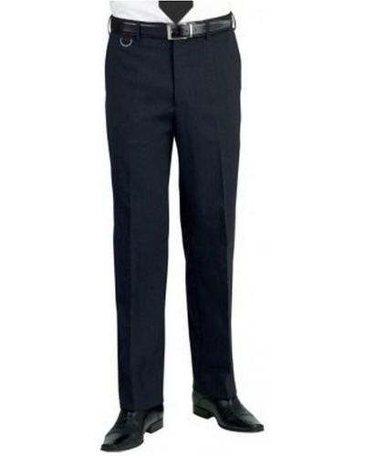 Brook Taverner Pantalons de costume BK401 - Bleu