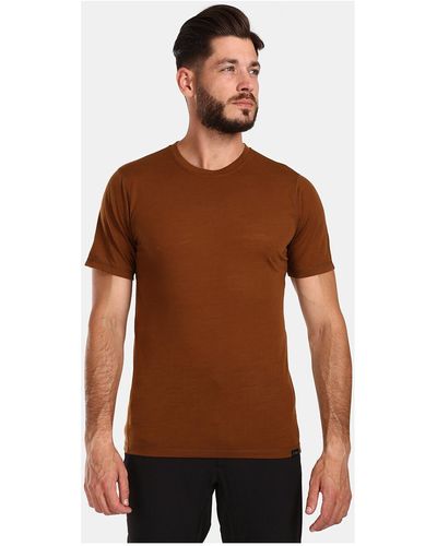 KILPI T-shirt T-shirt en laine mérinos pour SLOPER-M - Marron
