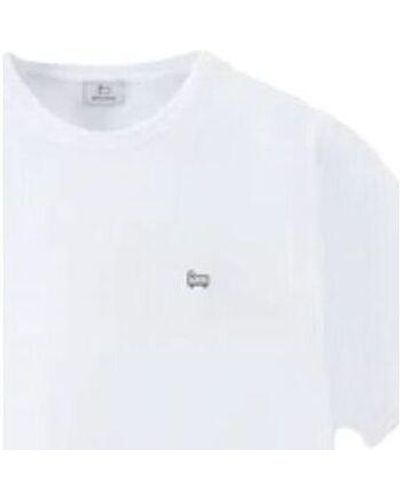 Woolrich T-shirt T-shirt Sheep Bright White - Blanc