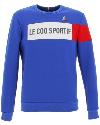 Le Coq Sportif Sweat-shirt Tri crew sweat n1 m - Bleu