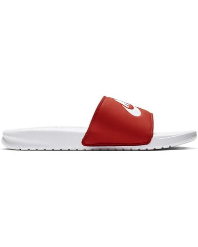 Nike Sandales -BENASSI 343880 - Rouge