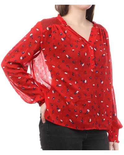 Teddy Smith Blouses 32315185D - Rouge