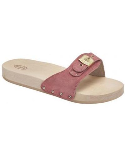 Scholl Sandales PESCURA FLAT Suede - Rose