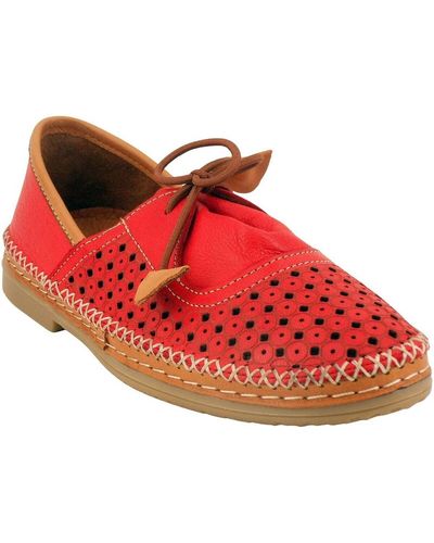 Coco   Abricot Ballerines Meracq-V2339A - Rouge