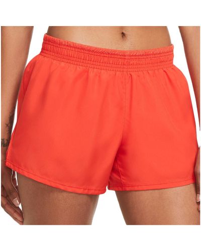Nike Short Orange Running Orange S - Rouge