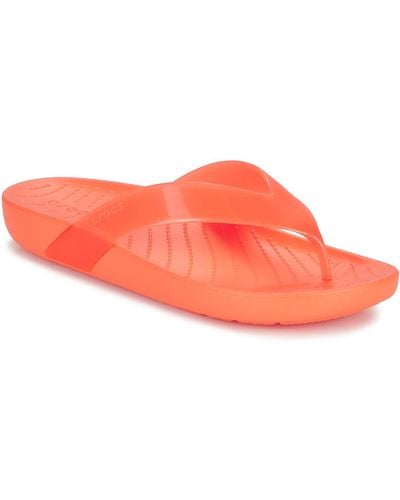 Crocs™ Tongs SPLASH GLOSSY FLIP - Orange