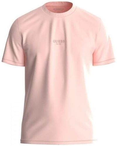 Guess T-shirt M2YI72 I3Z14 AIDY-A61D SUNWASH PINK - Rose