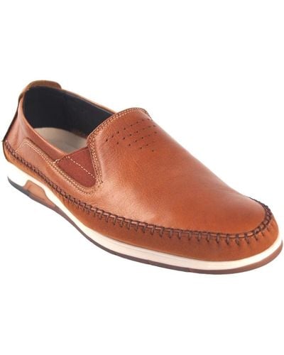 Baerchi Chaussures Chaussure 9501 cuir - Marron