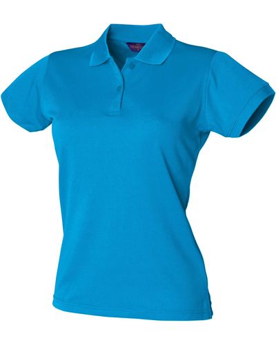 Henbury T-shirt Coolplus - Bleu
