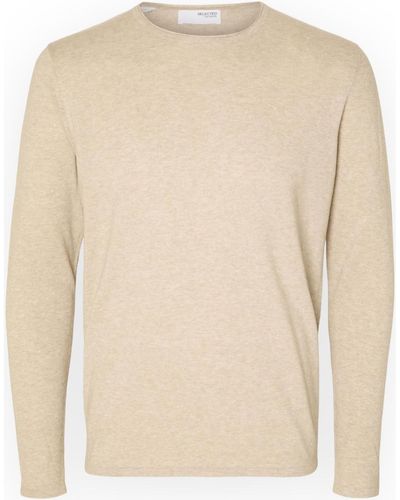 SELECTED Pull 16079774 PURECASHMERE - Neutre