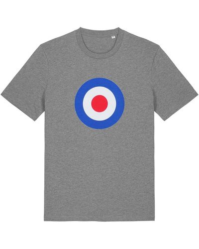 Harrington T-shirt T-shirt chiné Target Mods - Gris