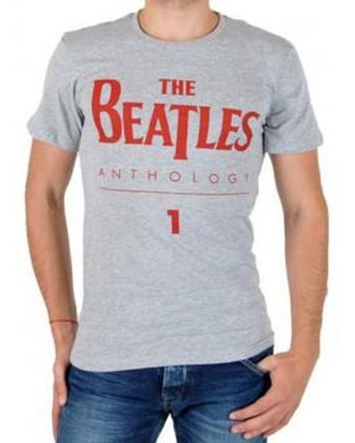 ELEVEN PARIS T-shirt Beatles Logo TS Chiné - Gris