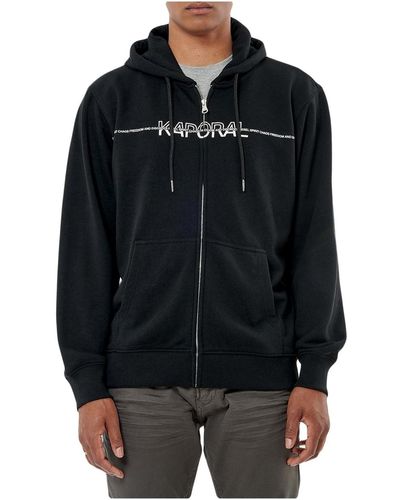 Kaporal Sweat-shirt Sweat zippé à capuche - Noir