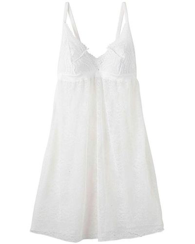 Pommpoire Pyjamas / Chemises de nuit Nuisette ivoire Pièce Montée - Blanc