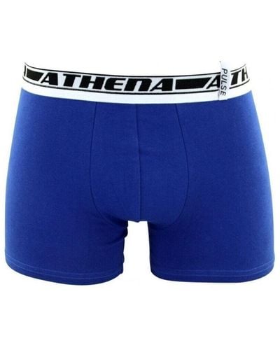 Athena Boxers Boxer Coton PULSE Marine - Bleu