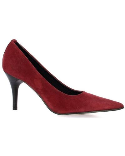 Elizabeth Stuart Chaussures escarpins Escarpins cuir velours bdeaux - Rouge