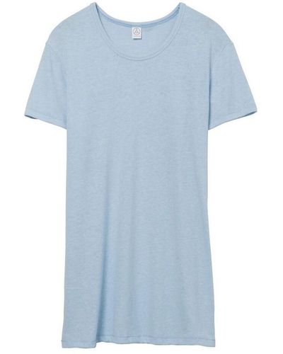 Alternative Apparel T-shirt 50/50 - Bleu