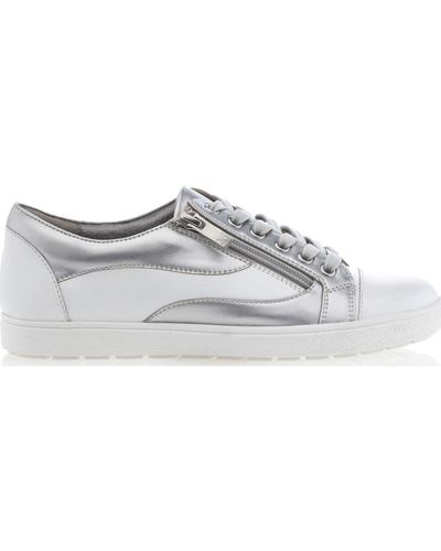 Caprice Baskets basses Baskets / sneakers Blanc - Gris