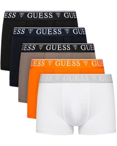 Guess Boxers pack x5 stretch - Blanc