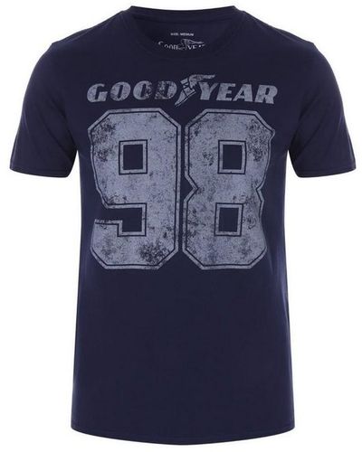 Goodyear T-shirt 98 - Bleu