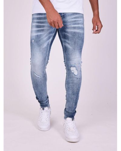 Project X Paris Jeans skinny Jean TP21039 - Bleu