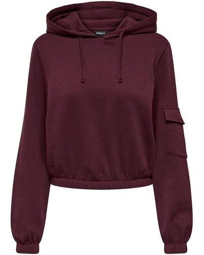 ONLY Sweat-shirt 15303446 SANDRE-CHOCOLATE - Violet