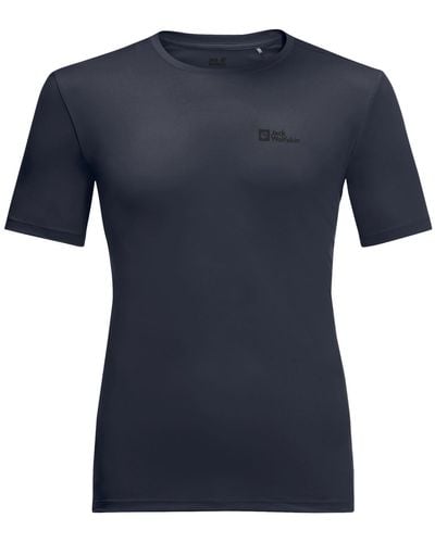 Jack Wolfskin T-shirt Tech Tee M - Bleu