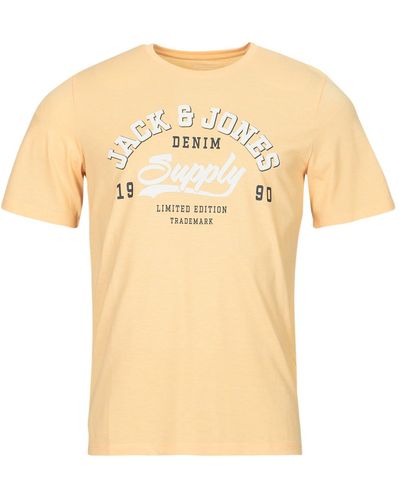 Jack & Jones T-shirt JJELOGO TEE SS O-NECK 2 COL SS24 SN - Neutre
