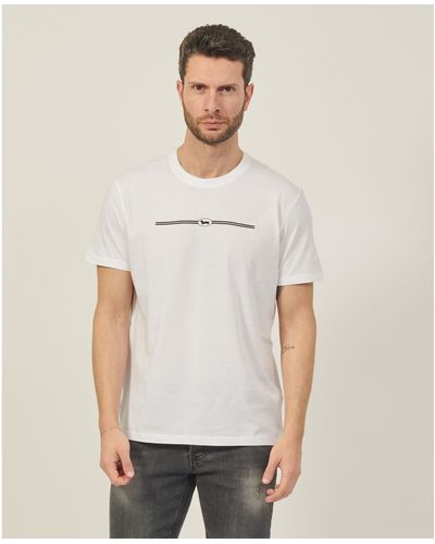 Harmont & Blaine T-shirt T-shirt Harmont Blaine avec logo 3D - Blanc