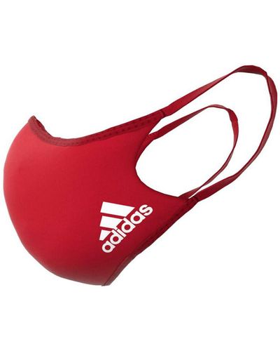 adidas Masques CUBREMASCARILLA RED M/L - Rouge