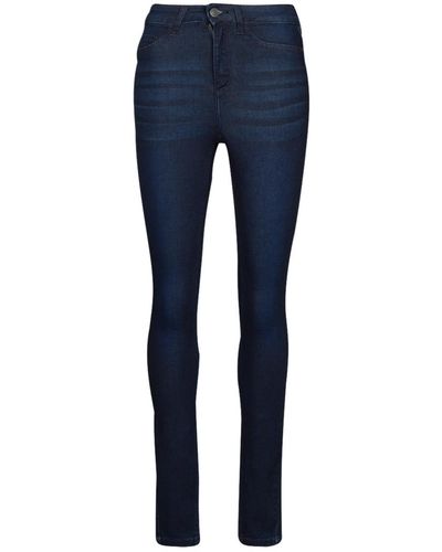 Noisy May Jeans skinny NMCALLIE V1241DB - Bleu