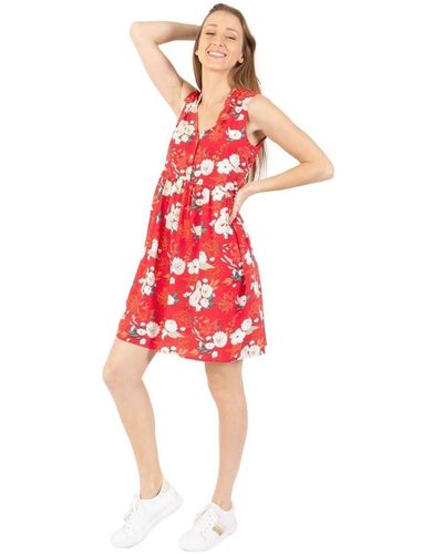 Coton Du Monde Robe Alexa - Rouge