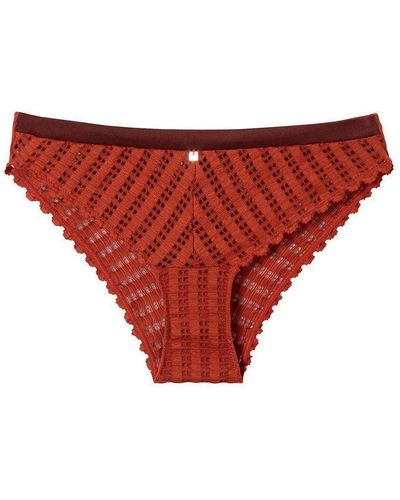Pommpoire Culottes & slips Culotte caramel Speculoos - Rouge