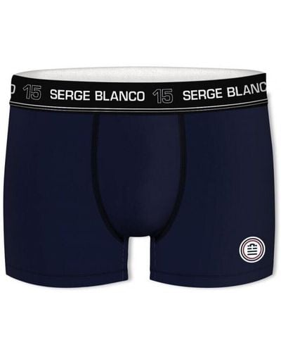 Serge Blanco Boxers Boxer Coton CLAASS5 Marine - Bleu