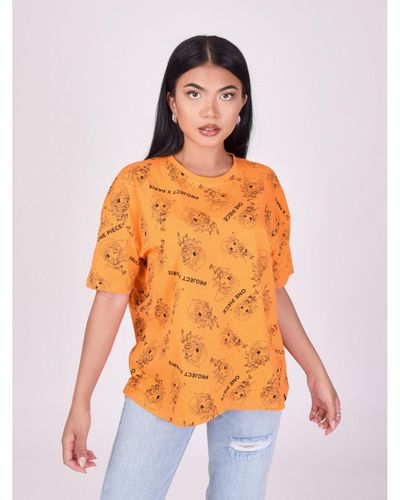 Project X Paris T-shirt Tee Shirt F211087 - Orange