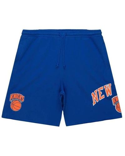 Mitchell & Ness Short Short NBA New York Knicks Mitc - Bleu