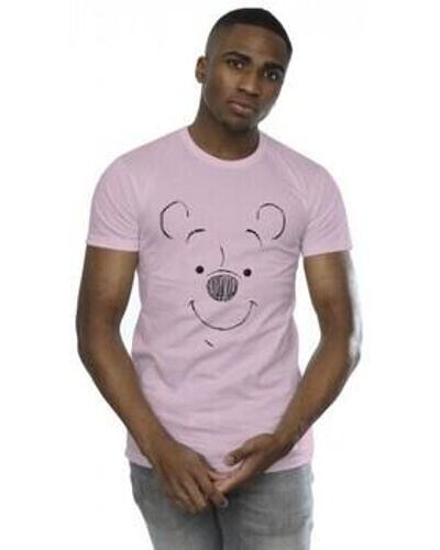 Disney T-shirt Winnie The Pooh Winnie The Pooh Face - Violet