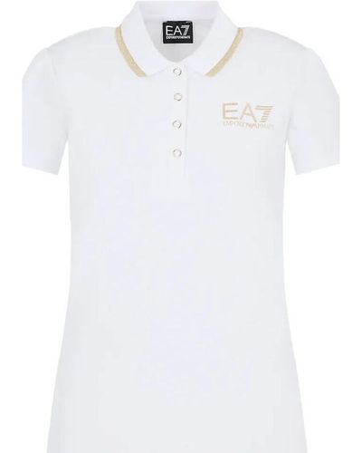 EA7 T-shirt Polo t-shirt EA7 3DTF01 TJSXZ Donna - Blanc