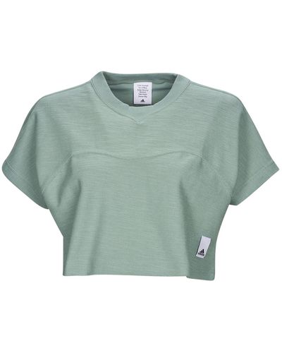 adidas T-shirt LNG LFT TEE - Vert