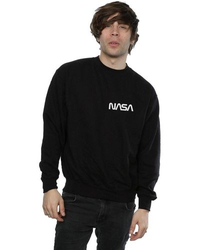 NASA Sweat-shirt Modern Logo Chest - Noir