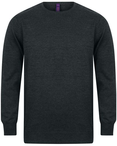 Henbury Sweat-shirt Gauge - Gris