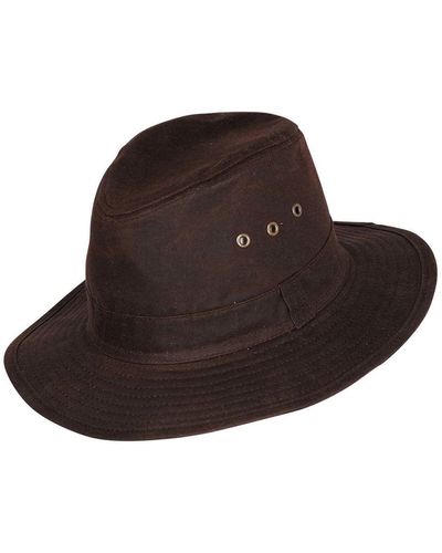 Chapeau-Tendance Chapeau Chapeau huilé T61 - Marron