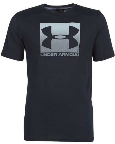 Under Armour T-shirt Boxed Logo - Noir