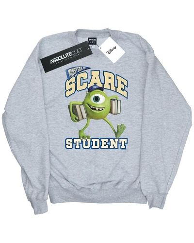 Disney Sweat-shirt Monsters University Scare Student - Métallisé