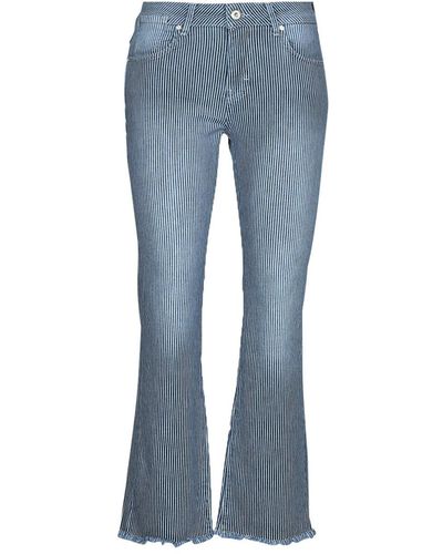 Freeman T.porter Jeans flare / larges NORMA SDM - Bleu