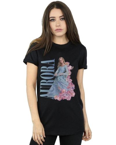 Disney T-shirt Maleficent Mistress Of Evil Aurora Homage - Noir