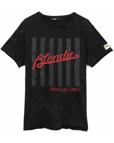 BLONDIE T-shirt Parallel Lines - Noir
