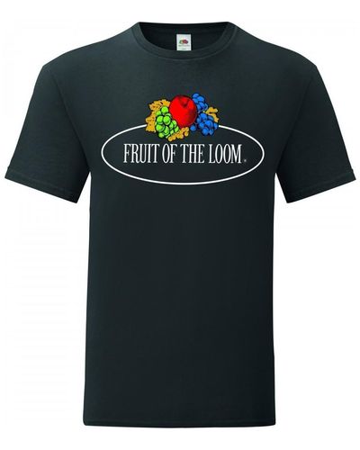 Fruit Of The Loom T-shirt Leo - Noir