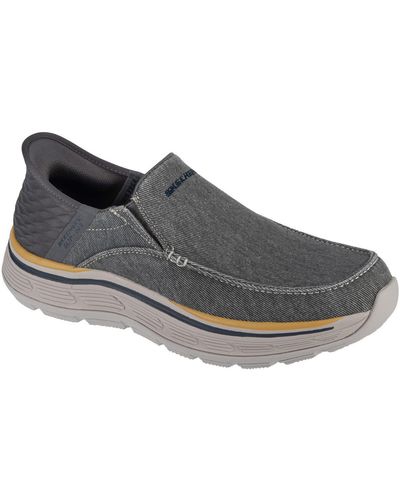 Skechers Chaussons Slip-Ins Remaxed - Fenick - Gris