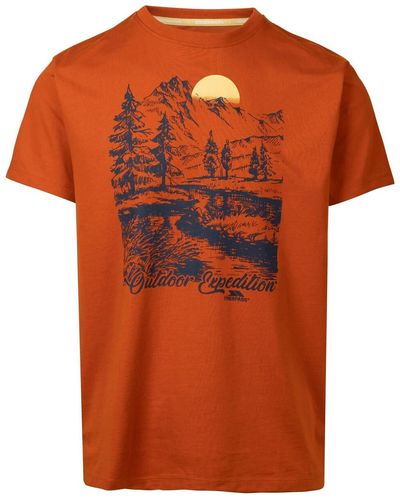 Trespass T-shirt Worden - Orange